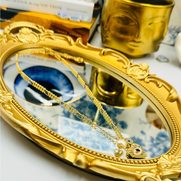 🆕 KATE SPADE 🧿 NWOT Evil Eye Cluster Pendant Necklace - Picture 4 of 16